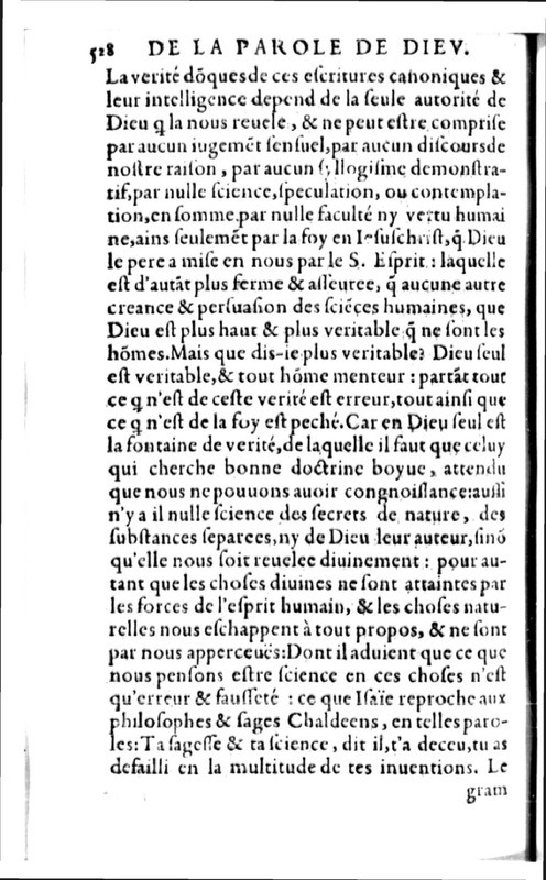 Declamation sur l'incertitude, vanité et abus des sciences