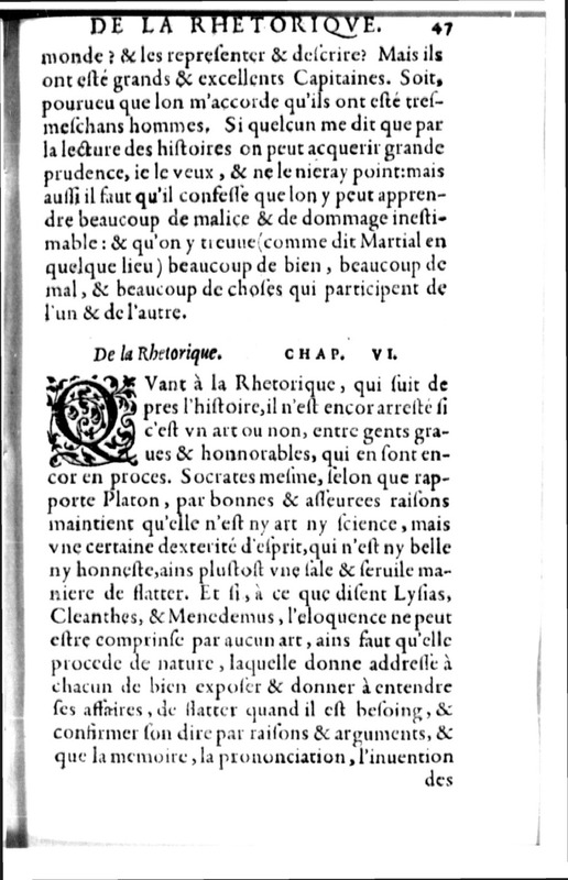 Declamation sur l'incertitude, vanité et abus des sciences