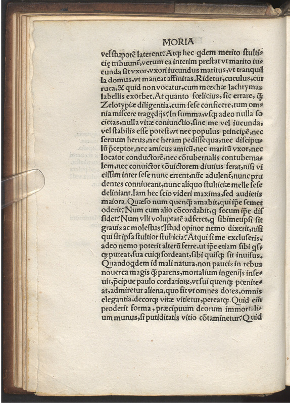 Moriae encomivm Erasmi Roterodami declamatio