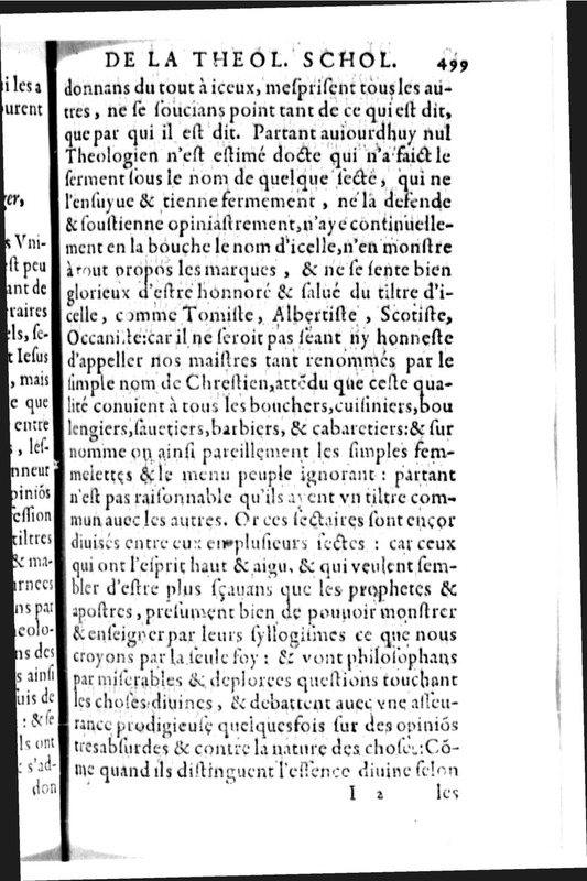 Declamation sur l'incertitude, vanité et abus des sciences