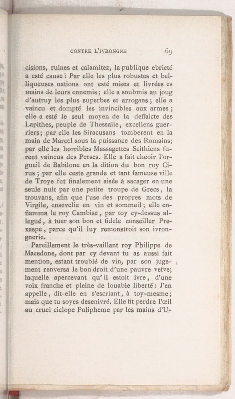 Trois déclamations esquelles l'Ivrongne, le Putier et le Joueur de Dez débattent Trois déclamations esquelles l'Ivrongne, le Putier et le Joueur de Dez débattent