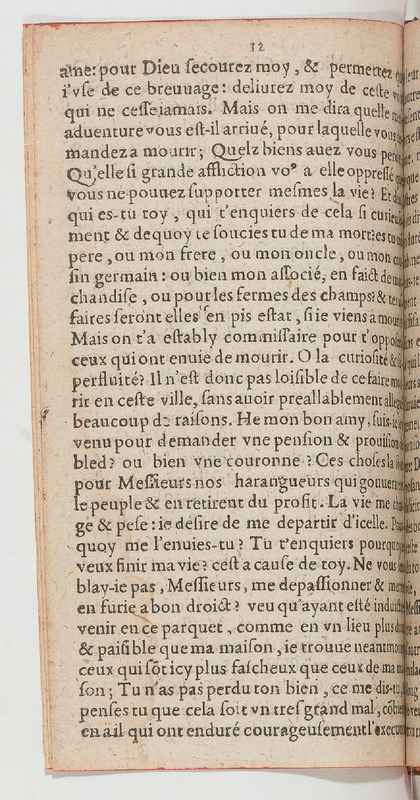 Plaidoyer d'un mary desesperé pour l'estrange et admirable caquet de sa femme