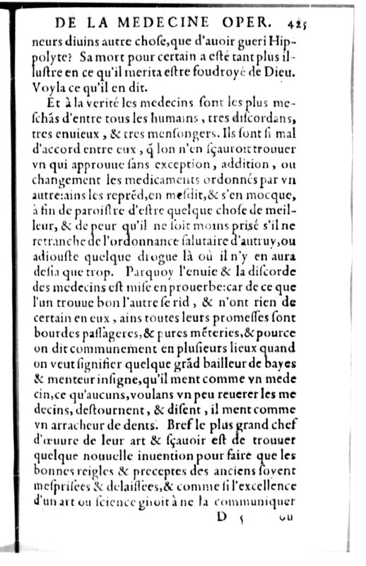 Declamation sur l'incertitude, vanité et abus des sciences