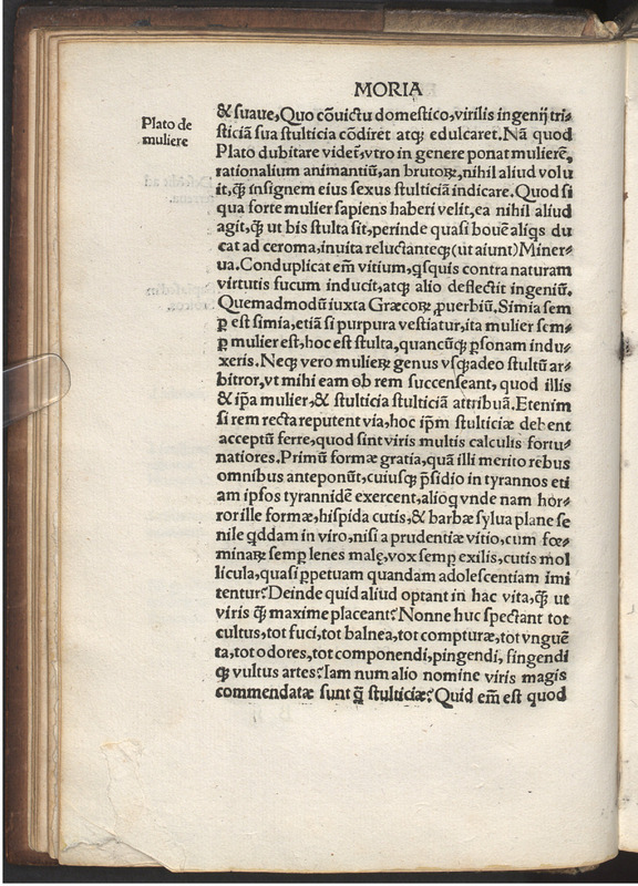 Moriae encomivm Erasmi Roterodami declamatio
