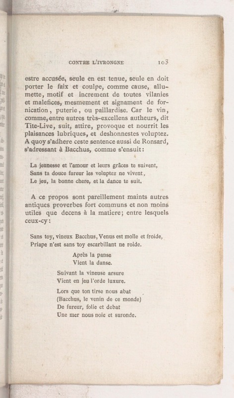Trois déclamations esquelles l'Ivrongne, le Putier et le Joueur de Dez débattent Trois déclamations esquelles l'Ivrongne, le Putier et le Joueur de Dez débattent