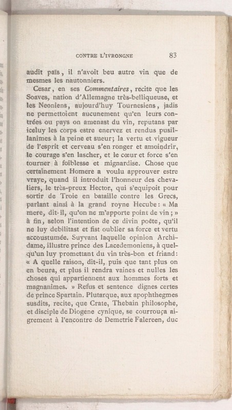 Trois déclamations esquelles l'Ivrongne, le Putier et le Joueur de Dez débattent Trois déclamations esquelles l'Ivrongne, le Putier et le Joueur de Dez débattent