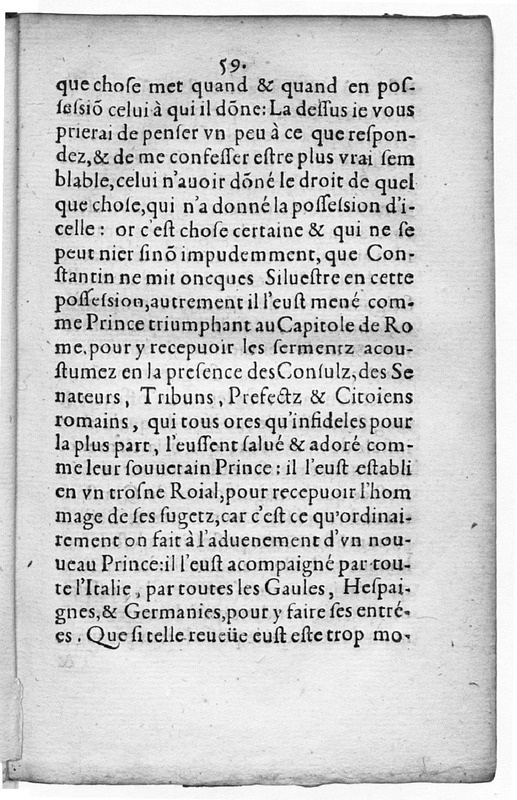 La Mensongière donation