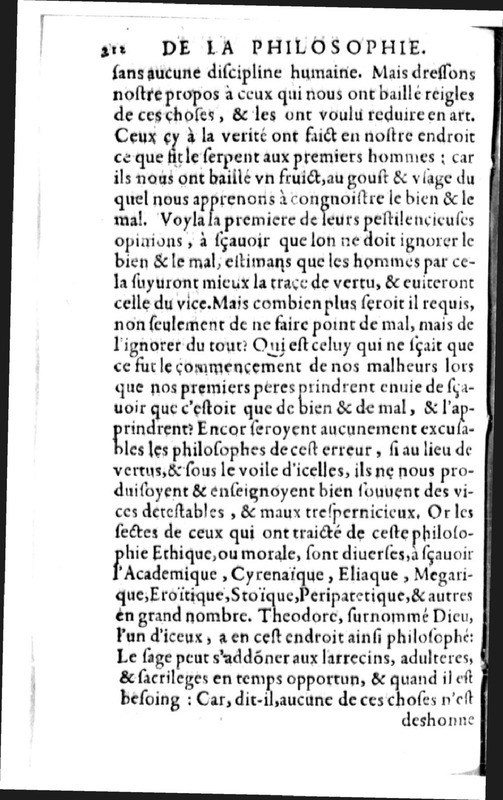 Declamation sur l'incertitude, vanité et abus des sciences