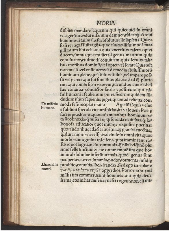 Moriae encomivm Erasmi Roterodami declamatio