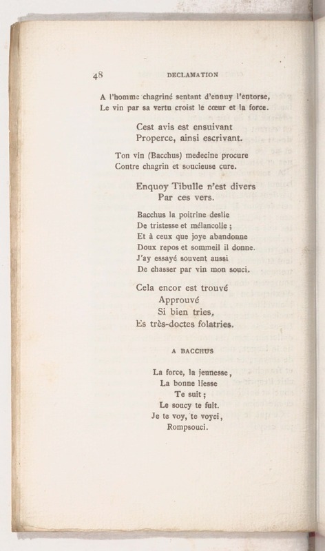 Trois déclamations esquelles l'Ivrongne, le Putier et le Joueur de Dez débattent Trois déclamations esquelles l'Ivrongne, le Putier et le Joueur de Dez débattent
