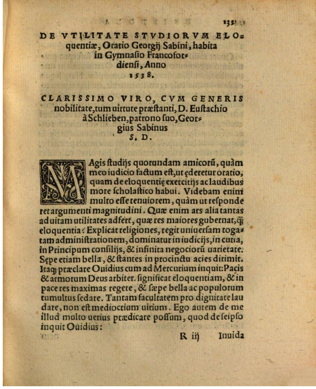 Liber Selectarum Declamationum Philippi Melanthonis