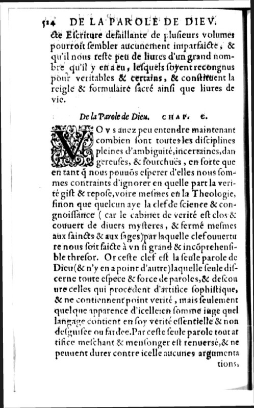Declamation sur l'incertitude, vanité et abus des sciences