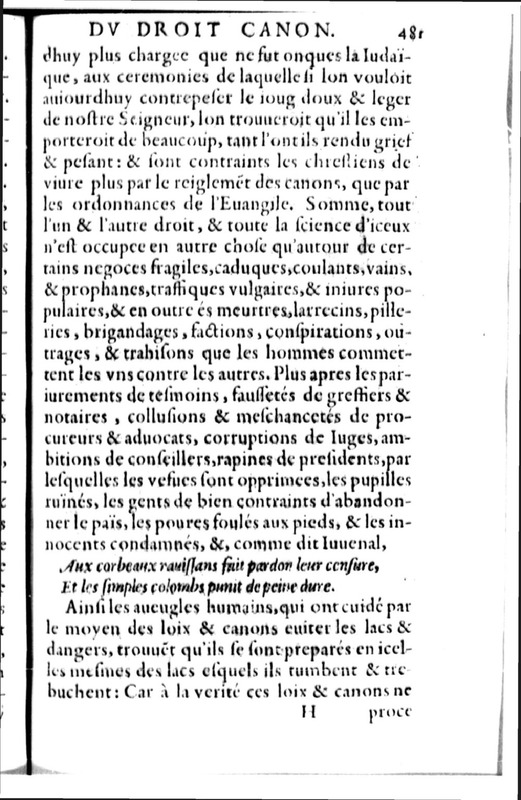 Declamation sur l'incertitude, vanité et abus des sciences