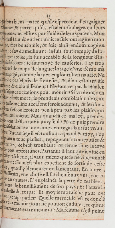Plaidoyer d'un mary desesperé pour l'estrange et admirable caquet de sa femme