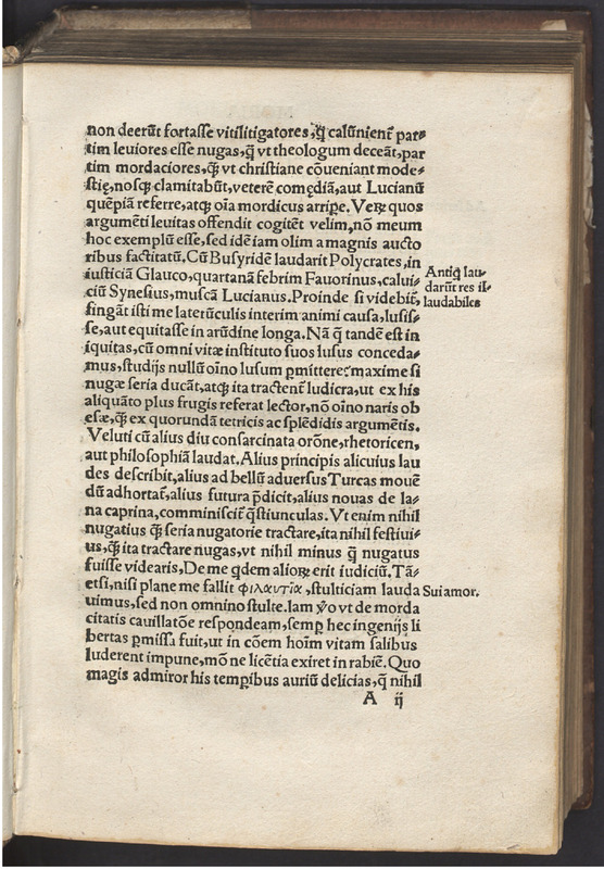 Moriae encomivm Erasmi Roterodami declamatio
