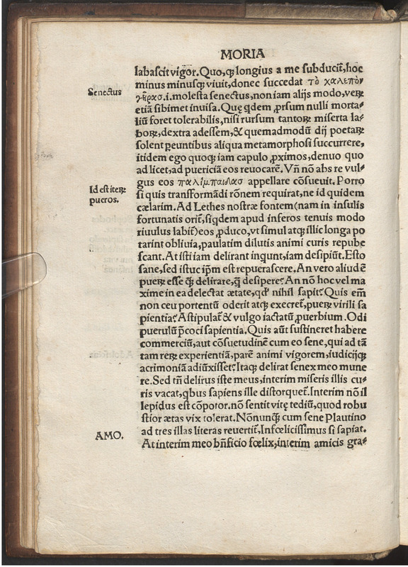 Moriae encomivm Erasmi Roterodami declamatio
