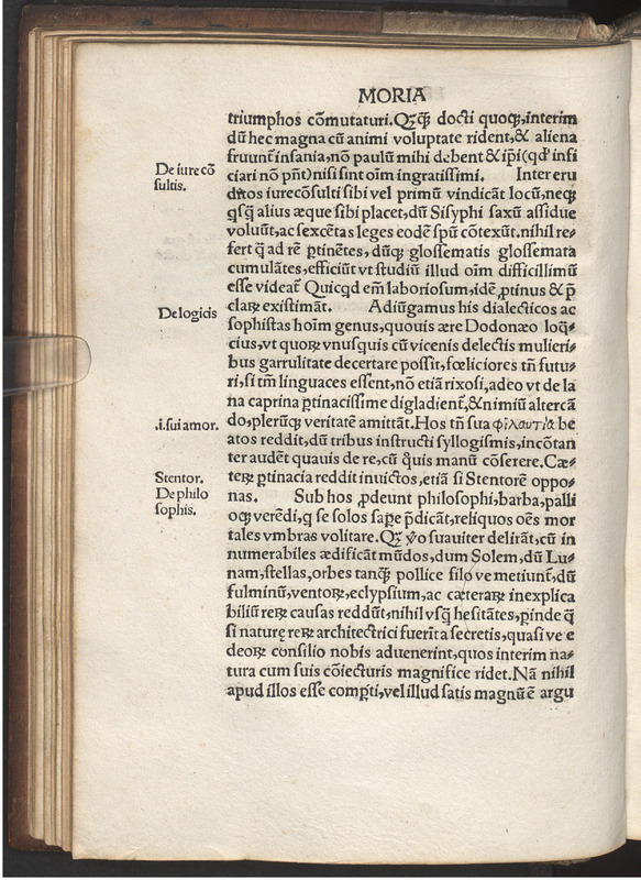 Moriae encomivm Erasmi Roterodami declamatio