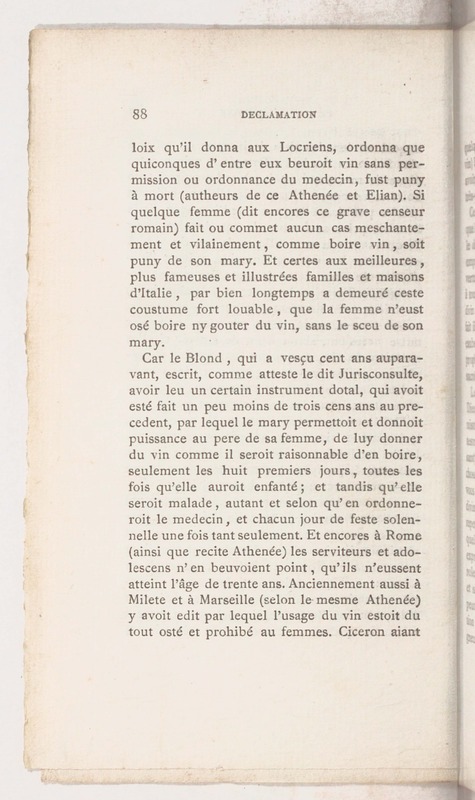 Trois déclamations esquelles l'Ivrongne, le Putier et le Joueur de Dez débattent Trois déclamations esquelles l'Ivrongne, le Putier et le Joueur de Dez débattent