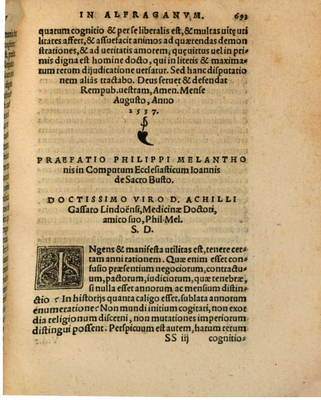 Liber Selectarum Declamationum Philippi Melanthonis