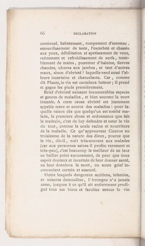 Trois déclamations esquelles l'Ivrongne, le Putier et le Joueur de Dez débattent Trois déclamations esquelles l'Ivrongne, le Putier et le Joueur de Dez débattent