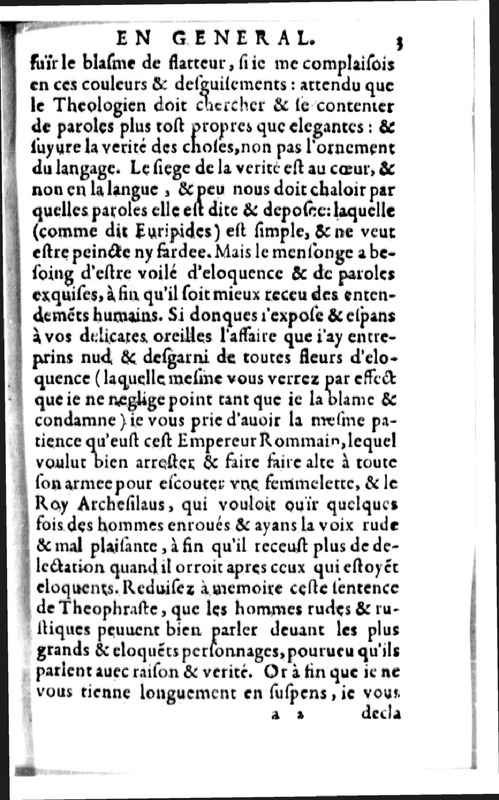 Declamation sur l'incertitude, vanité et abus des sciences