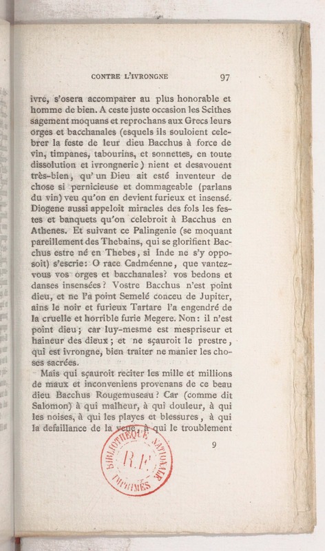 Trois déclamations esquelles l'Ivrongne, le Putier et le Joueur de Dez débattent Trois déclamations esquelles l'Ivrongne, le Putier et le Joueur de Dez débattent
