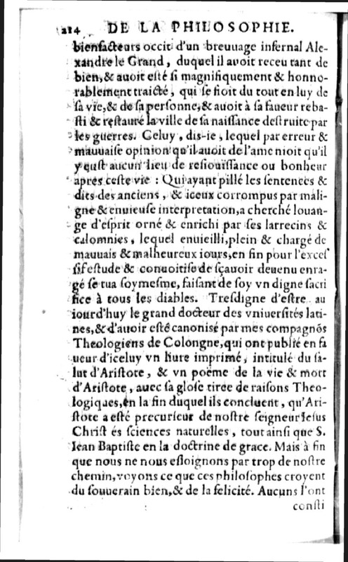 Declamation sur l'incertitude, vanité et abus des sciences
