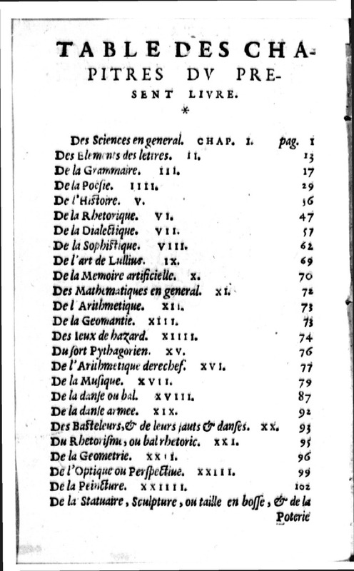 Declamation sur l'incertitude, vanité et abus des sciences