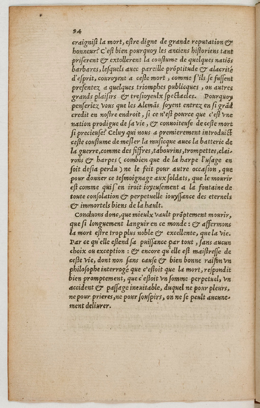 Paradoxes, ce sont propos contre la commune opinion, debatuz en forme de declamations forenses Paradoxes, ce sont propos contre la commune opinion, debatuz en forme de declamations forenses