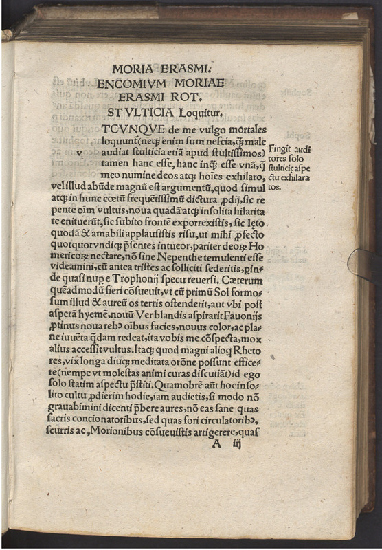 Moriae encomivm Erasmi Roterodami declamatio