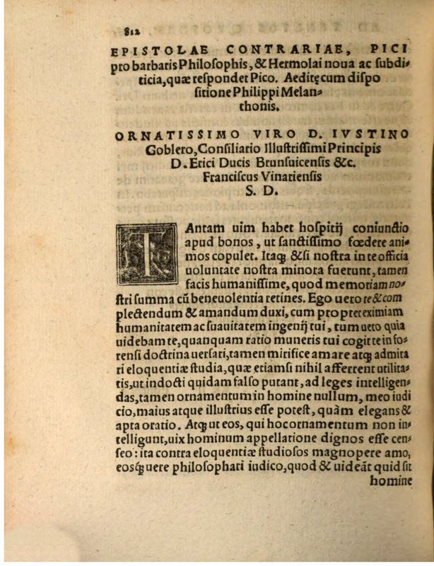 Liber Selectarum Declamationum Philippi Melanthonis