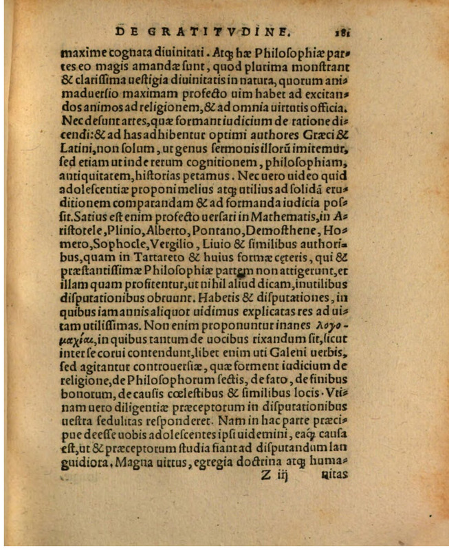 Liber Selectarum Declamationum Philippi Melanthonis