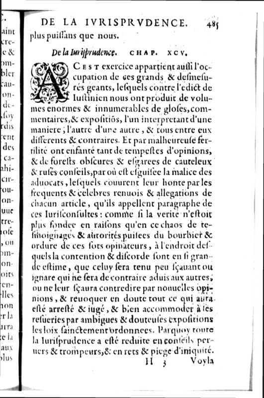 Declamation sur l'incertitude, vanité et abus des sciences