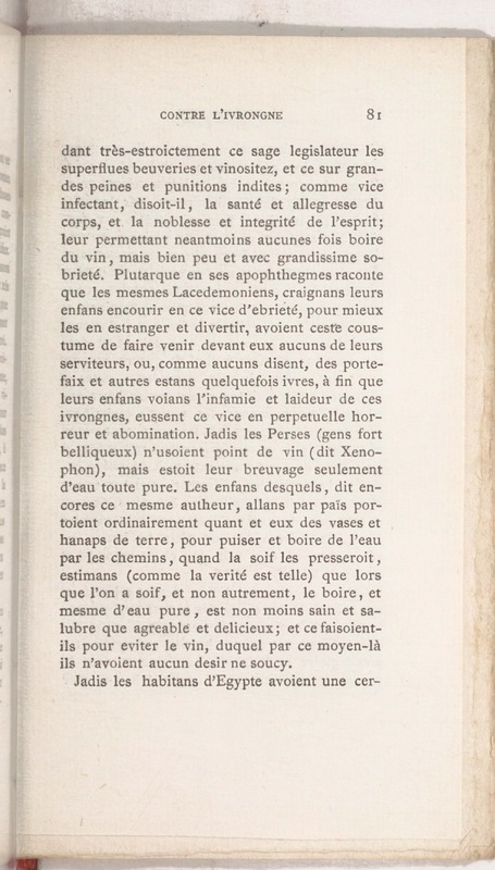 Trois déclamations esquelles l'Ivrongne, le Putier et le Joueur de Dez débattent Trois déclamations esquelles l'Ivrongne, le Putier et le Joueur de Dez débattent