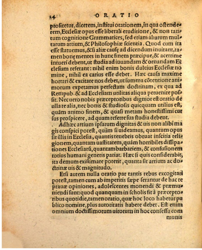 Liber Selectarum Declamationum Philippi Melanthonis