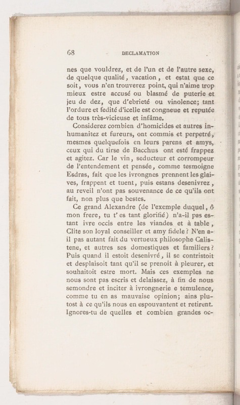 Trois déclamations esquelles l'Ivrongne, le Putier et le Joueur de Dez débattent Trois déclamations esquelles l'Ivrongne, le Putier et le Joueur de Dez débattent