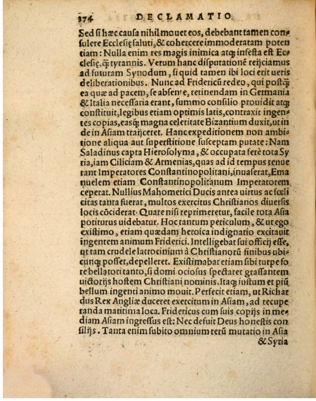 Liber Selectarum Declamationum Philippi Melanthonis