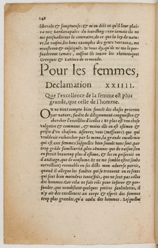 Paradoxes, ce sont propos contre la commune opinion, debatuz en forme de declamations forenses