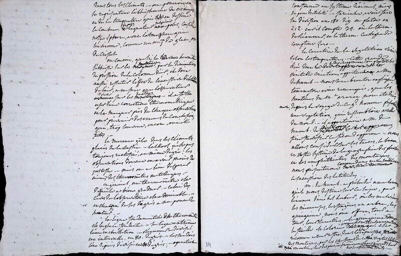 Cours privé de philosophie naturelle donné par Alexander von Humboldt ; 1820-1822 Cours privé de philosophie naturelle donné par Alexander von Humboldt ; 1820-1822