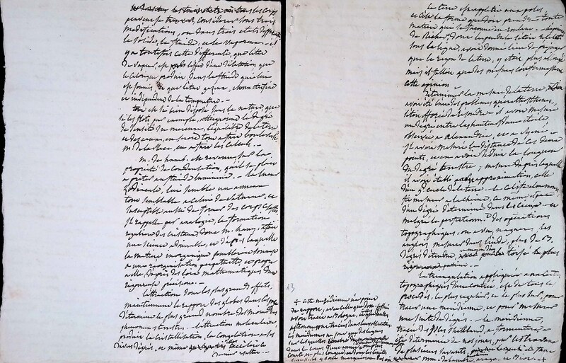 Cours privé de philosophie naturelle donné par Alexander von Humboldt ; 1820-1822 Cours privé de philosophie naturelle donné par Alexander von Humboldt ; 1820-1822