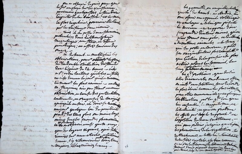 Cours privé de philosophie naturelle donné par Alexander von Humboldt ; 1820-1822