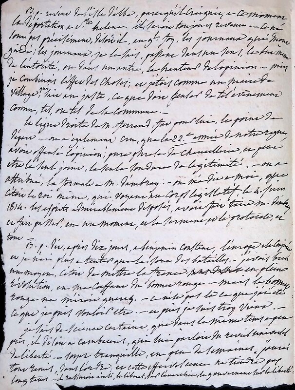 J'ai vu hier M. le Gal Foy, homme d'esprit et de talent J'ai vu hier M. le Gal Foy, homme d'esprit et de talent