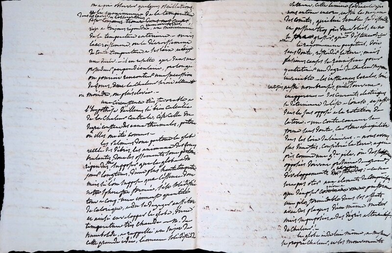 Cours privé de philosophie naturelle donné par Alexander von Humboldt ; 1820-1822 Cours privé de philosophie naturelle donné par Alexander von Humboldt ; 1820-1822