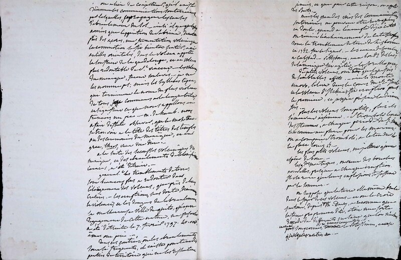 Cours privé de philosophie naturelle donné par Alexander von Humboldt ; 1820-1822