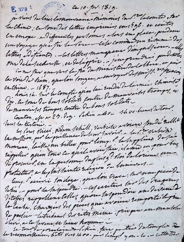 Nouveaux Mémoires du Pr Lecomte sur la Chine : ce sont des lettres imprimées en 1596 [sic]