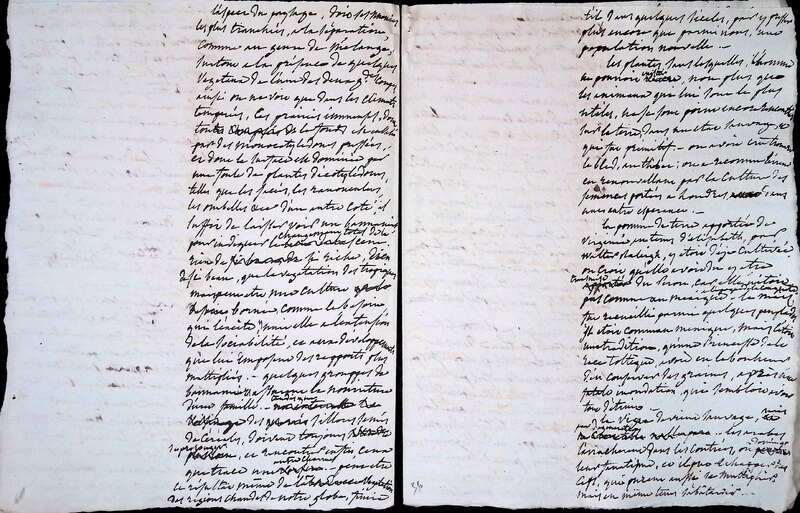 Cours privé de philosophie naturelle donné par Alexander von Humboldt ; 1820-1822