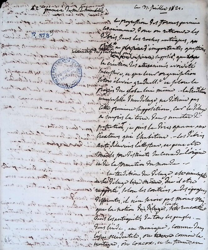 Cours privé de philosophie naturelle donné par Alexander von Humboldt ; 1820-1822 Cours privé de philosophie naturelle donné par Alexander von Humboldt ; 1820-1822