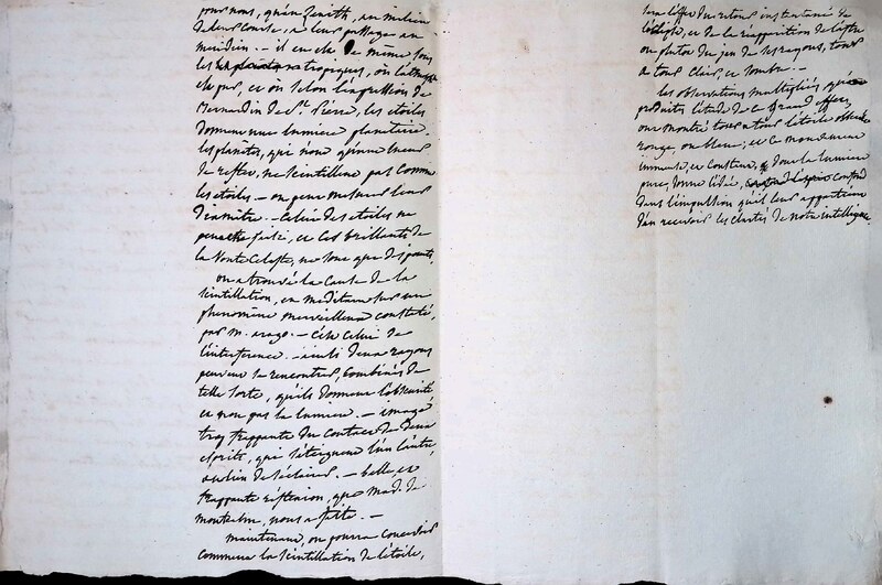 Cours privé de philosophie naturelle donné par Alexander von Humboldt ; 1820-1822