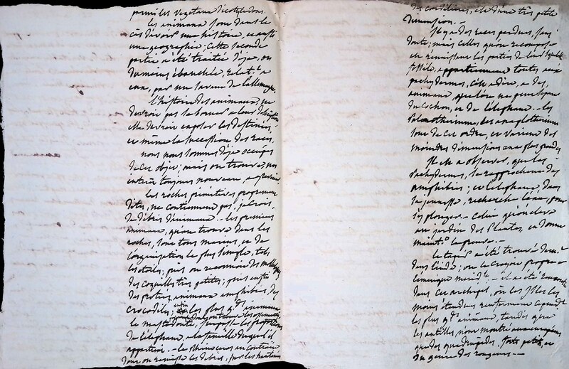 Cours privé de philosophie naturelle donné par Alexander von Humboldt ; 1820-1822