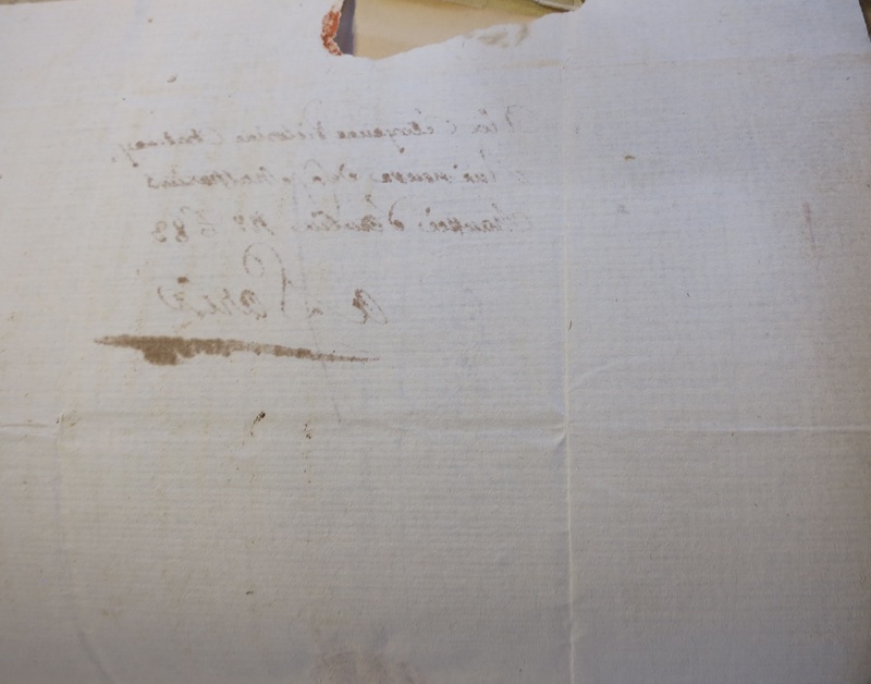 Lettre de [?] à V. de Chastenay, 27 germinal an 6